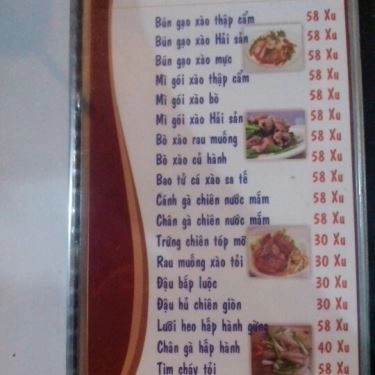 Thực đơn- Quán Ăn Hoa Sữa Quán - Nướng & Lẩu