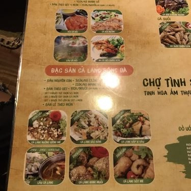 Thực đơn- Nhà Hàng Chợ Tình Sapa - Ẩm Thực Tây Bắc