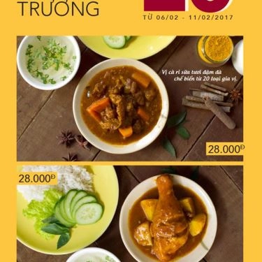 Thực đơn- Quán Ăn Hoàng - Bò Sệt & Gà Sệt