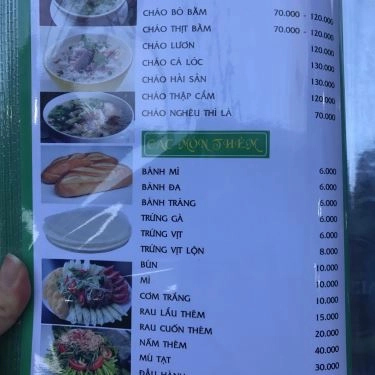 Thực đơn- Quán Ăn Hoàng Hiếu - Các Món Gà