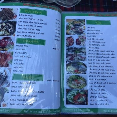 Thực đơn- Quán Ăn Hoàng Hiếu - Các Món Gà
