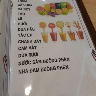 Thực đơn- Quán Ăn Hoàng Minh - Bánh Canh Trảng Bàng