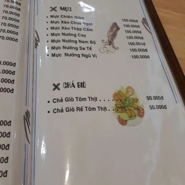 Thực đơn- Quán Ăn Hoàng Minh - Bánh Canh Trảng Bàng