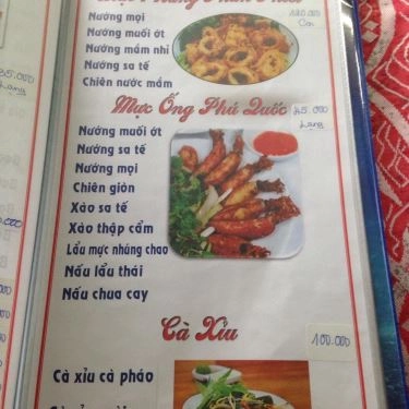 Thực đơn- Quán Ăn Hoàng Ty - Đặc Sản Trảng Bàng - Bình Quới
