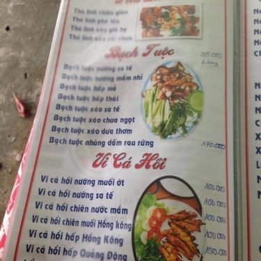 Thực đơn- Quán Ăn Hoàng Ty - Đặc Sản Trảng Bàng - Bình Quới
