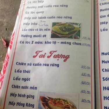Thực đơn- Quán Ăn Hoàng Ty - Đặc Sản Trảng Bàng - Bình Quới