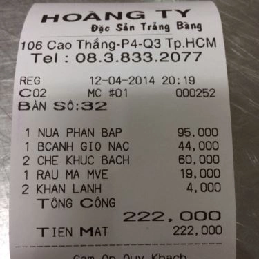 Tổng hợp- Quán Ăn Hoàng Ty - Đặc sản Trảng Bàng - Cao Thắng