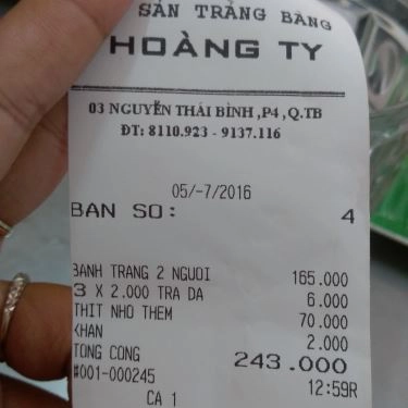 Tổng hợp- Quán Ăn Hoàng Ty - Đặc Sản Trảng Bàng - Nguyễn Thái Bình