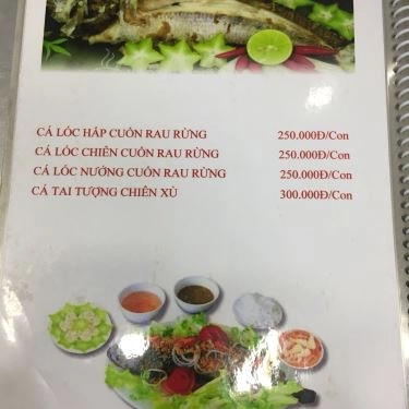 Thực đơn- Quán Ăn Hoàng Ty - Đặc Sản Trảng Bàng - Tạ Quang Bửu
