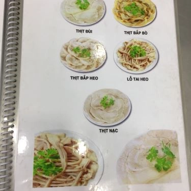 Thực đơn- Quán Ăn Hoàng Ty - Đặc Sản Trảng Bàng - Tạ Quang Bửu