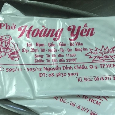 Tổng hợp- Quán Ăn Hoàng Yến - Phở Bình Dân