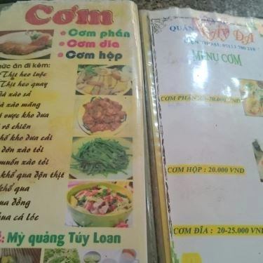 Thực đơn- Quán Ăn Hội Quán Cây Đa - Vịt Trời & Dê