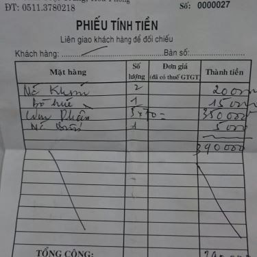 Thực đơn- Quán Ăn Hội Quán Cây Đa - Vịt Trời & Dê