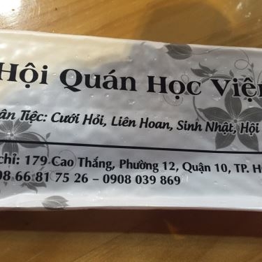 Tổng hợp- Nhà Hàng Hội Quán Học Viện - Ẩm Thực Bắc