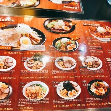 Thực đơn- Nhà Hàng Hokkaido Ramen Oyama - Xuân Diệu