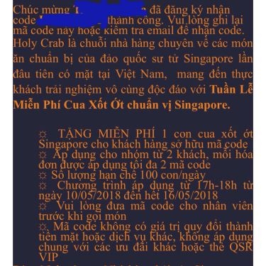 Tổng hợp- Holy Crab - Nhà Hàng Hải Sản Singapore