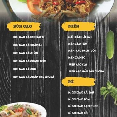 Thực đơn- Nhà Hàng Home Restaurant - Ẩm Thực Nướng