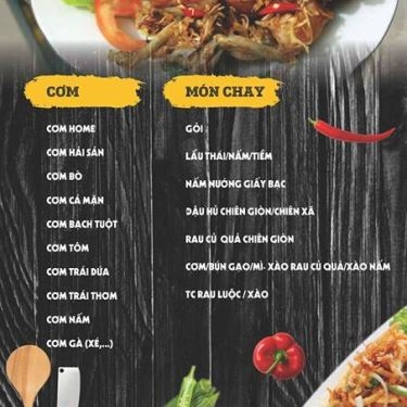 Thực đơn- Nhà Hàng Home Restaurant - Ẩm Thực Nướng