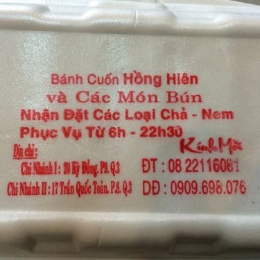 Tổng hợp- Quán Ăn Bánh Cuốn Hồng Hiên - Kỳ Đồng
