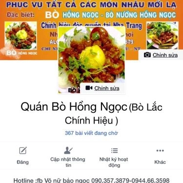 Tổng hợp- Quán Ăn Hồng Ngọc - Bò Lúc Lắc