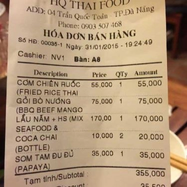 Tổng hợp- Quán Ăn Thai Market - Trần Quốc Toản