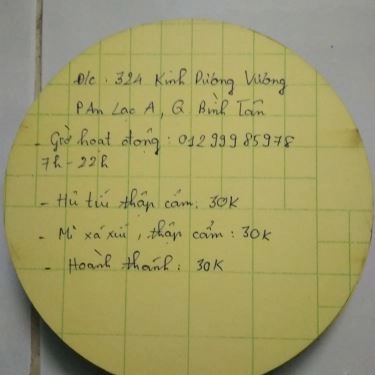 Thực đơn- Quán Ăn Hủ Tiếu 324