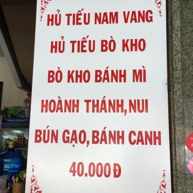 Thực đơn- Quán Ăn Tên Lửa - Hủ Tiếu Nam Vang