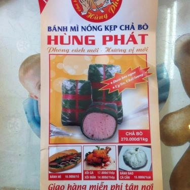 Thực đơn- Quán Ăn Hùng Phát -  Bánh Mì Kẹp Chả Bò Đà Nẵng