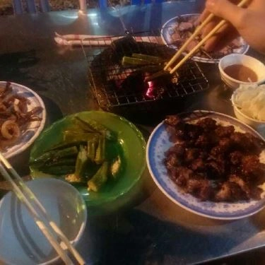 Món ăn- Quán Ăn Hùng Tâm - Ngẩu Pín Nướng