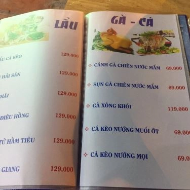 Thực đơn- Quán Ăn Hương Đêm - Hải Sản Tươi Sống