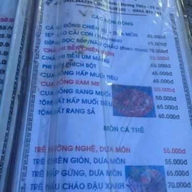 Thực đơn- Quán Ăn Hương Đồng Quán - Các Món Gà