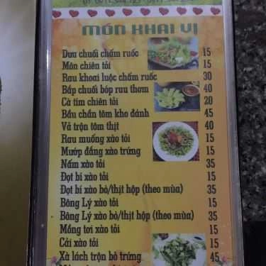 Thực đơn- Quán Ăn Hương Đồng Quán - Các Món Gà