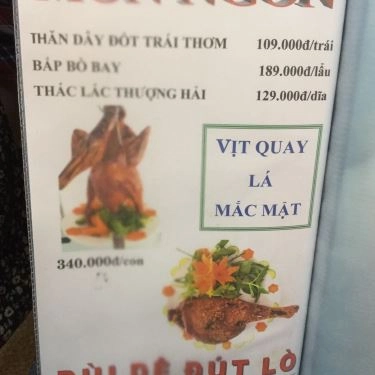 Thực đơn- Quán Ăn Hương Đồng Quê