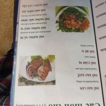 Thực đơn- Quán Ăn Hương Đồng Quê