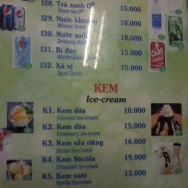 Thực đơn- Nhà Hàng Hương Khách - Ẩm Thực Chay