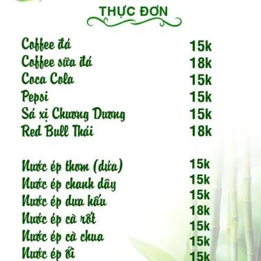 Thực đơn- Quán Ăn Hương Miền Trung - Đặc Sản Miền Trung