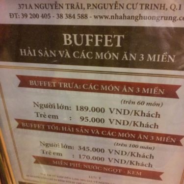 Tổng hợp- Nhà Hàng Hương Rừng 1 - Buffet