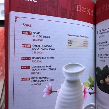 Thực đơn- Nhà Hàng Hutong - Hotpot Paradise - Vincom Lê Văn Việt