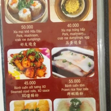 Thực đơn- Quán Ăn Hữu Dậu Mì Gia