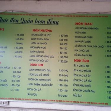 Tổng hợp- Quán Ăn Huy Hà - Quán Lươn Đồng