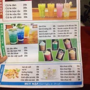 Thực đơn- Huy Mập - Gà Rán & Coffee