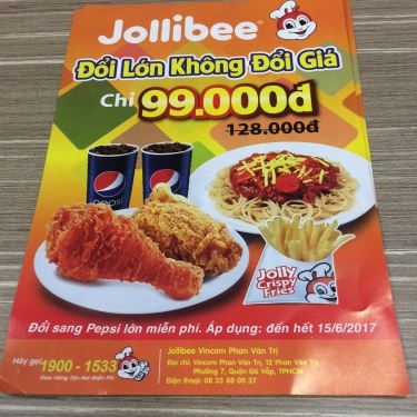 Tổng hợp- Nhà Hàng Jollibee - Vincom Gò Vấp