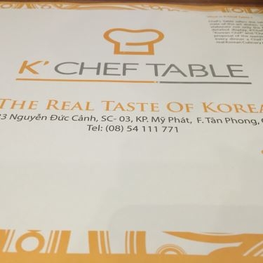 Tổng hợp- Nhà Hàng K-Chef Table - Korean Restaurant