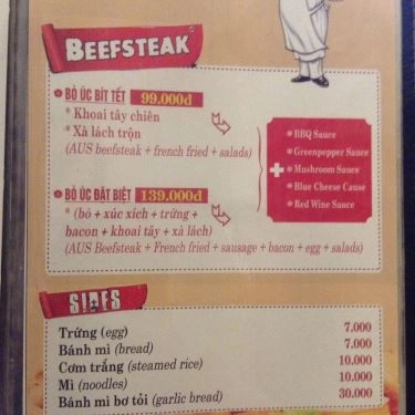 Thực đơn- Quán Ăn K&K Beef - Food & Drink