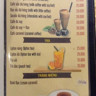 Thực đơn- Quán Ăn K&K Beef - Food & Drink