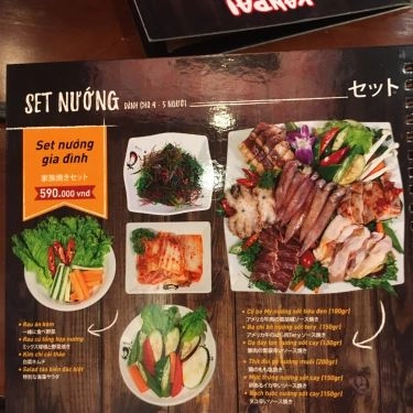 Thực đơn- Quán Ăn Kanpai - Nướng & Bia