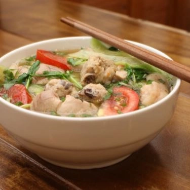 Món ăn- Quán Ăn Khánh - Bún Sườn Chua