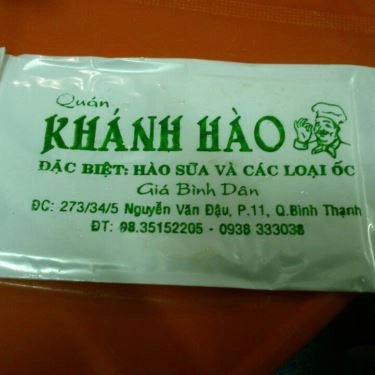 Tổng hợp- Quán Ăn Khánh Hào - Ốc & Hào Sữa