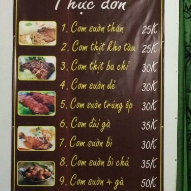 Thực đơn- Quán Ăn Khánh Huy - Phở Bò Nam Định