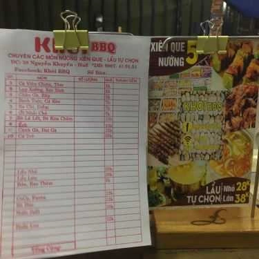 Tổng hợp- Quán Ăn Khói BBQ